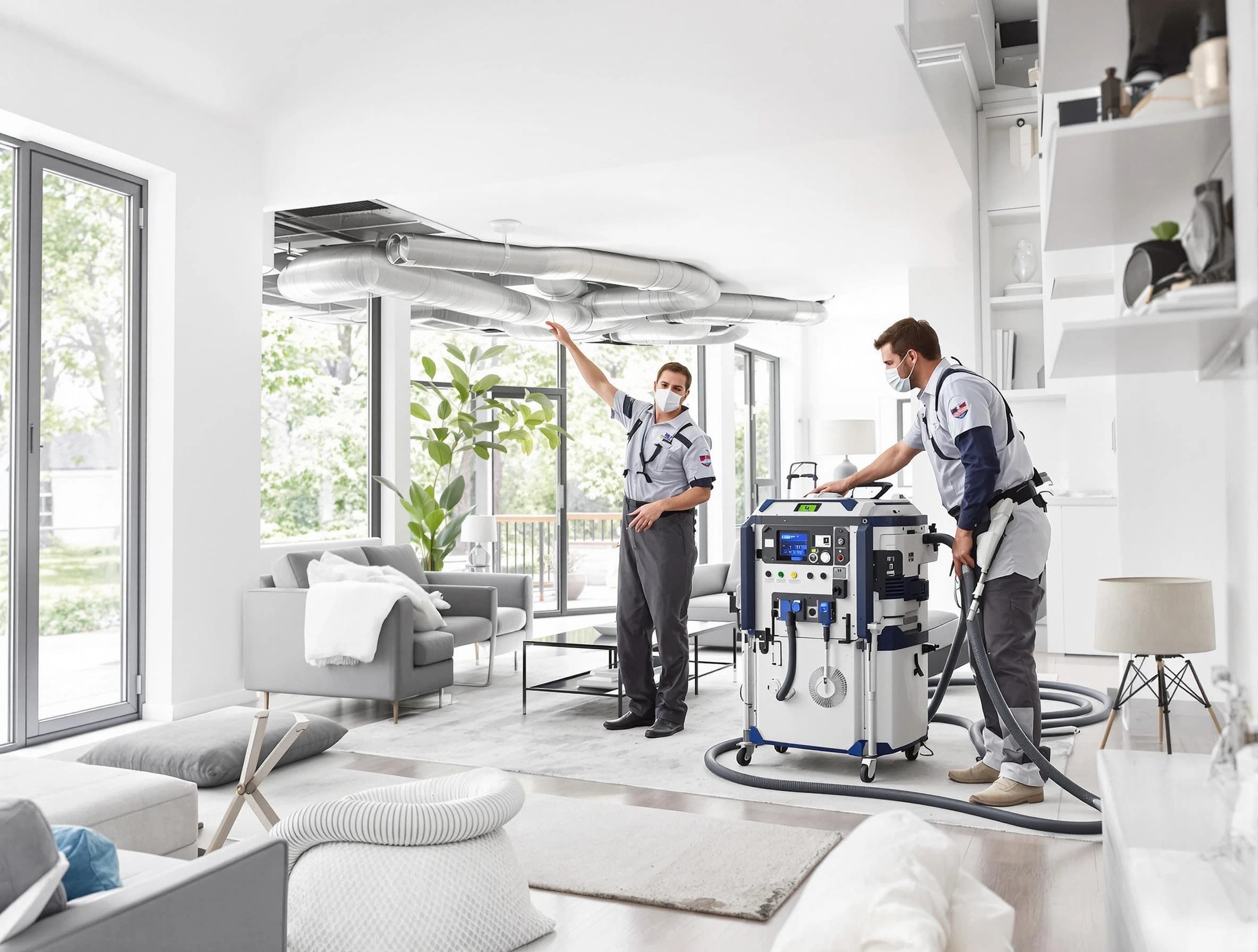 Sherrelwood Air Duct Cleaning professional conducting pure air duct cleaning with state-of-the-art equipment in Sherrelwood