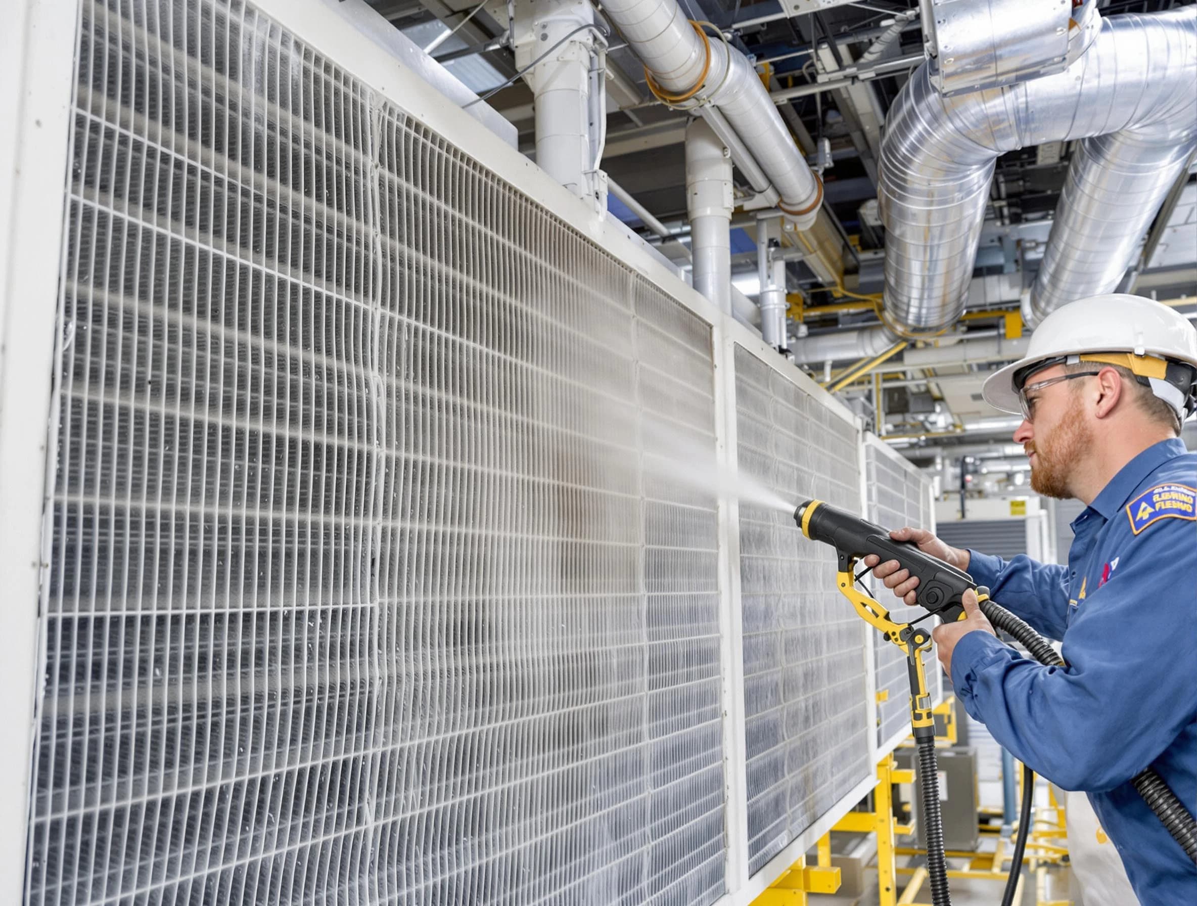 Professional commercial coil cleaning by Sherrelwood Air Duct Cleaning in Sherrelwood