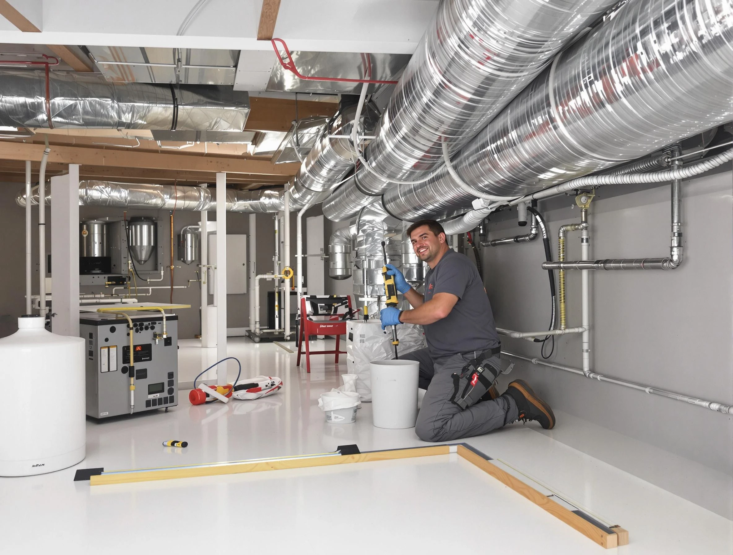 Professional duct sealing service by Sherrelwood Air Duct Cleaning in Sherrelwood